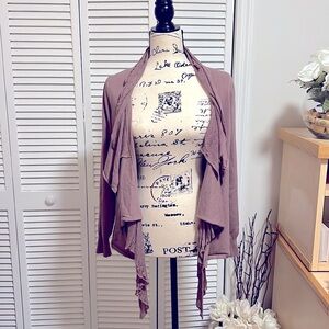 Ava & Viv Mauve Cardigan